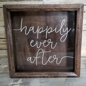 Happily Ever After Wedding Card Box